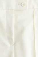 Flared Creased Pants