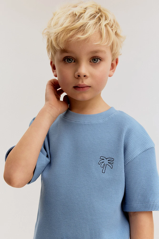 2-Piece Waffled Cotton Set