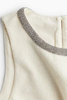 Rhinestone-Trimmed Dress