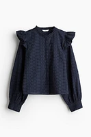 Eyelet Embroidered Blouse