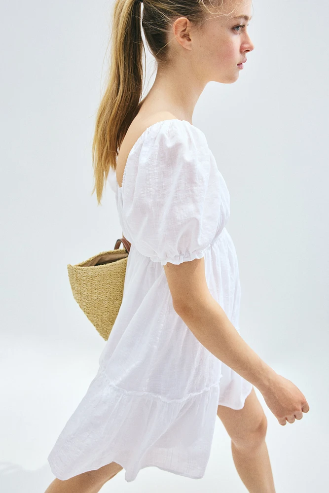 Ruffle-Trimmed Dress