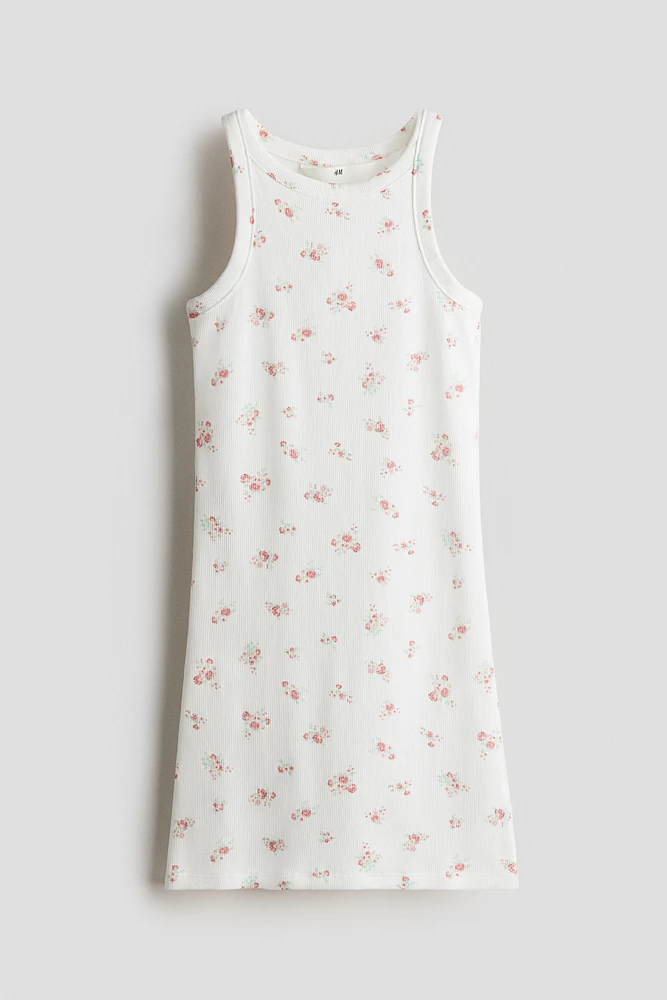 Ribbed Cotton Dress