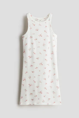 Ribbed Cotton Dress