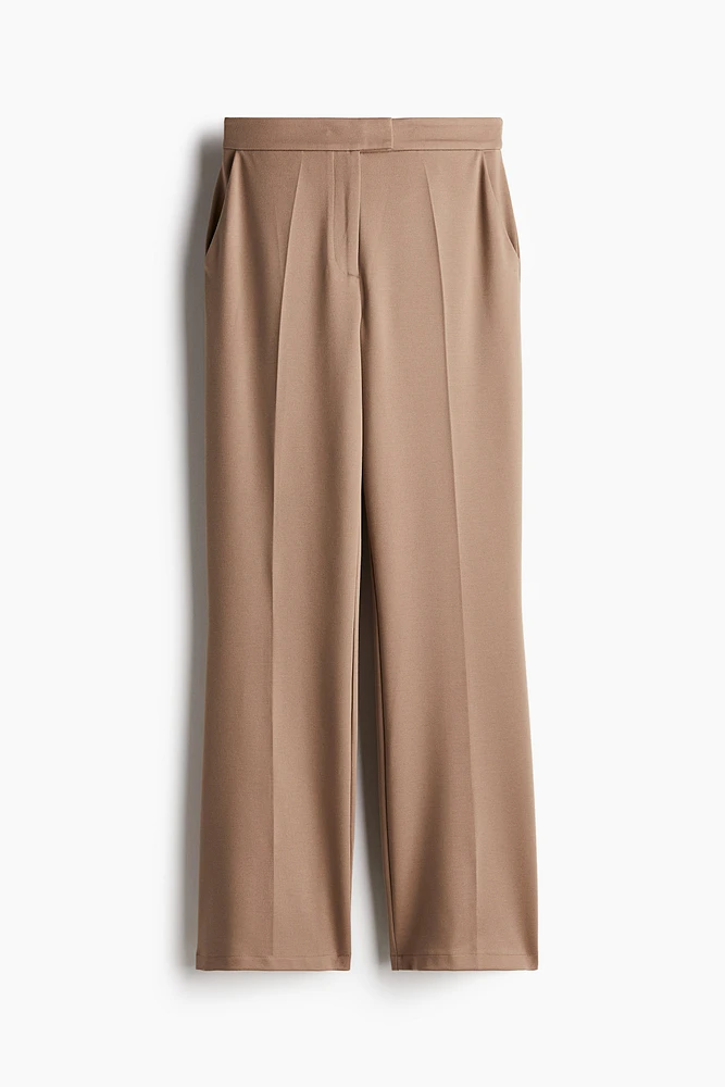 Flared Jersey Pants