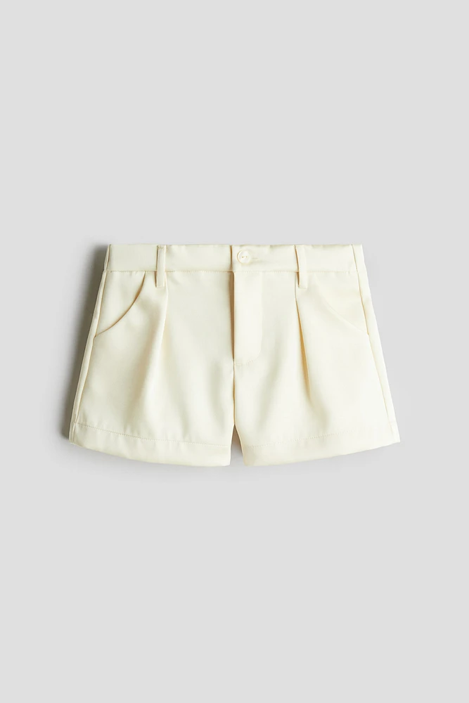Pleated Shorts
