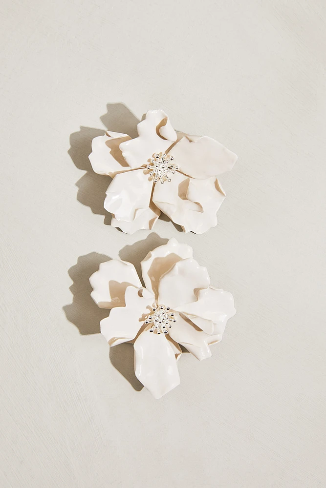 Flower-Shaped Earrings