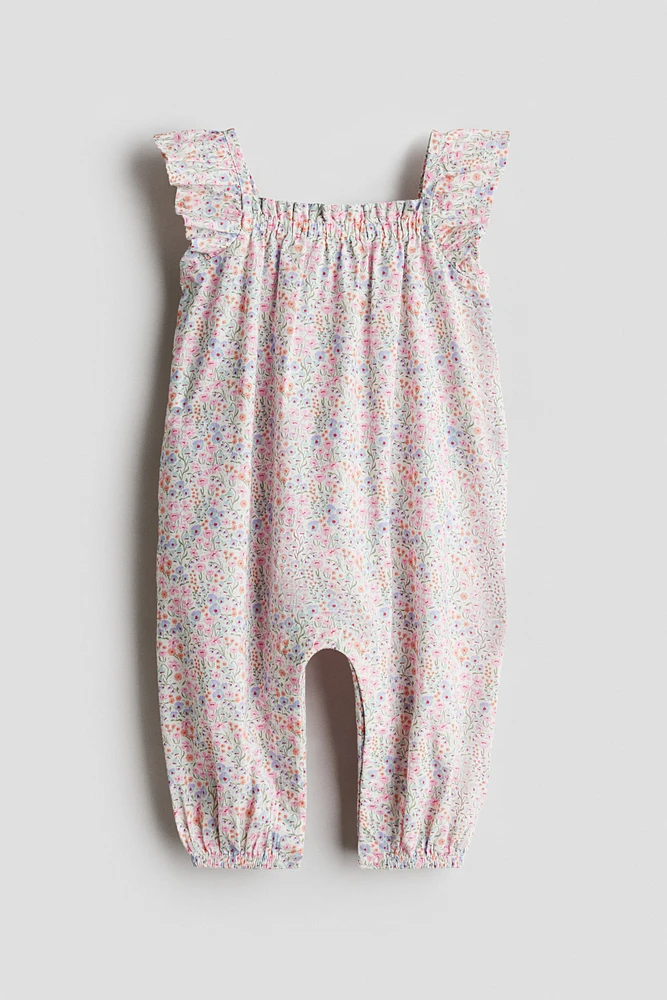 Printed Cotton Romper Suit