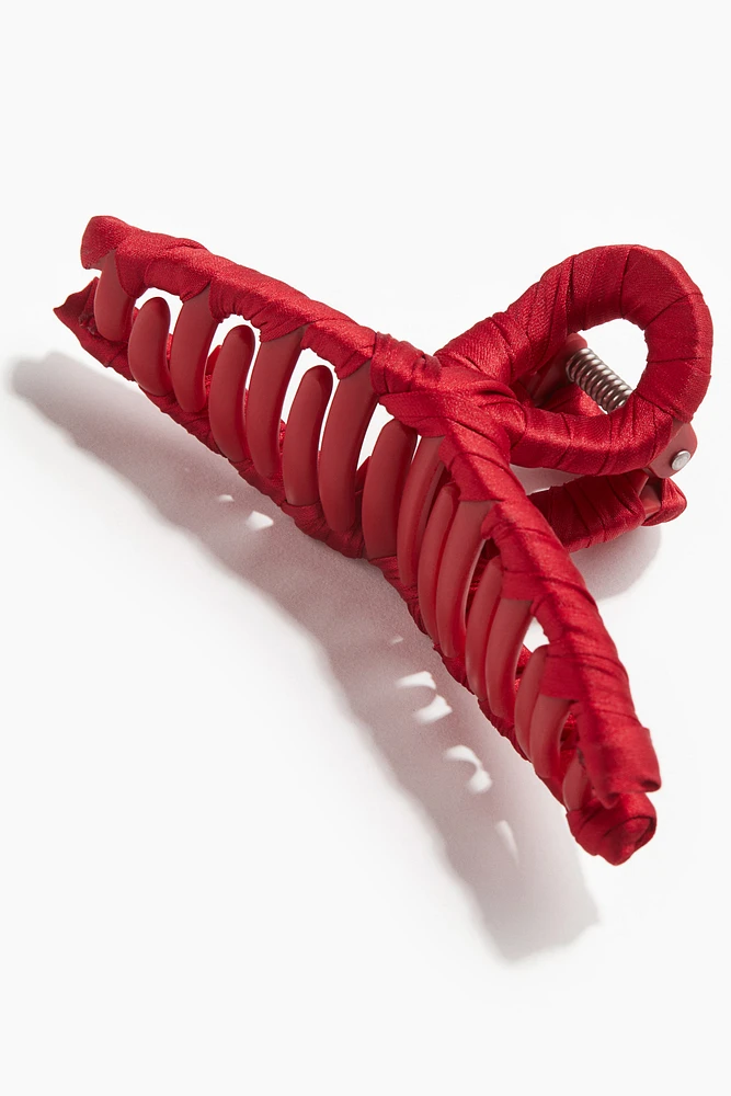 Satin-Covered Hair Claw