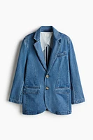 Oversized Denim Blazer