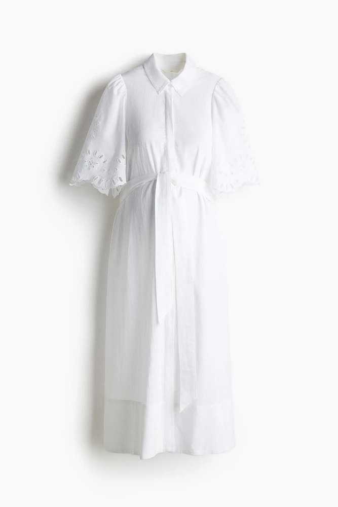 MAMA Robe chemisier en coton