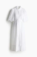 MAMA Robe chemisier en coton