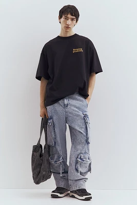 Oversized Fit Printed T-shirt