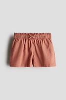Linen-blend Shorts