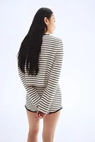 Textured-Knit Cardigan