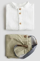 2-Piece Set with Suspenders