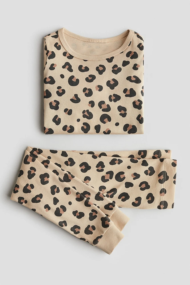 Snug Fit printed cotton pyjamas