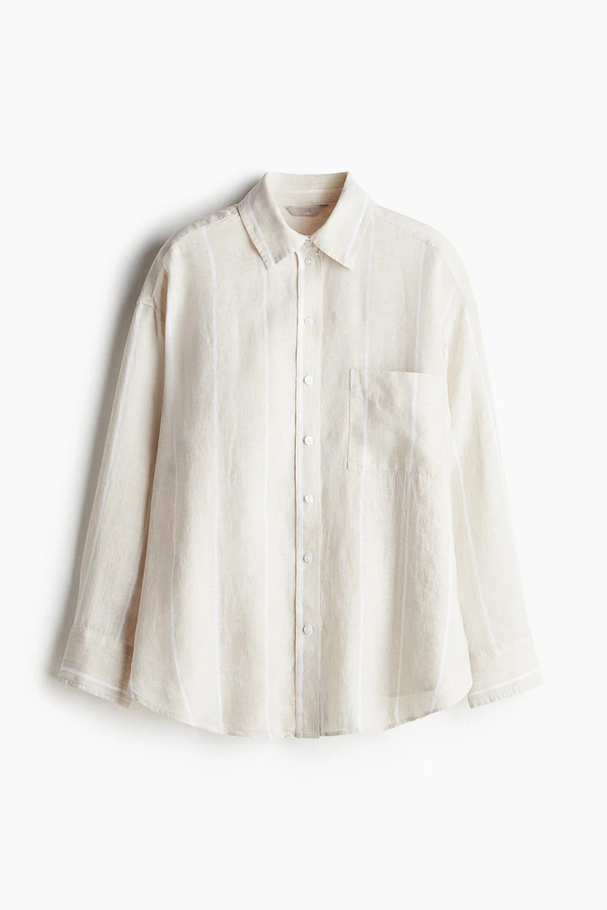Chemise ample en lin
