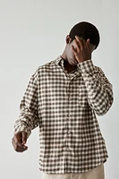 Loose Fit Flannel Shirt