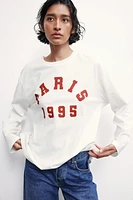 Long-sleeved Jersey Top