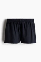 Linen-Blend Shorts