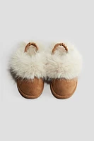 Chaussons avec doublure duveteuse