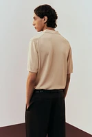 Regular-Fit Fine-Knit Polo Shirt