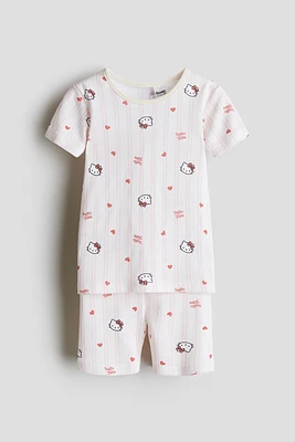 Snug Fit Printed Jersey Pajamas