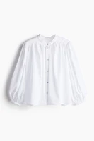 Balloon-sleeved Blouse