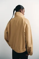 Twill Jacket with Collar