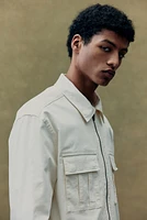 Regular-Fit Twill Overshirt
