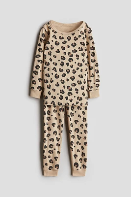 Snug Fit printed cotton pyjamas