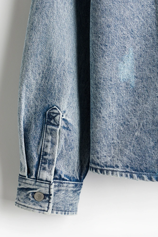 Boxy Denim Shirt