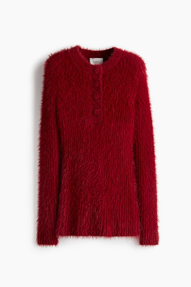 Fluffy-Knit Sweater