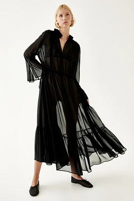 Sheer Maxi Dress