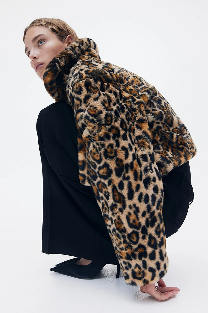 Cropped Fluffy Jacket