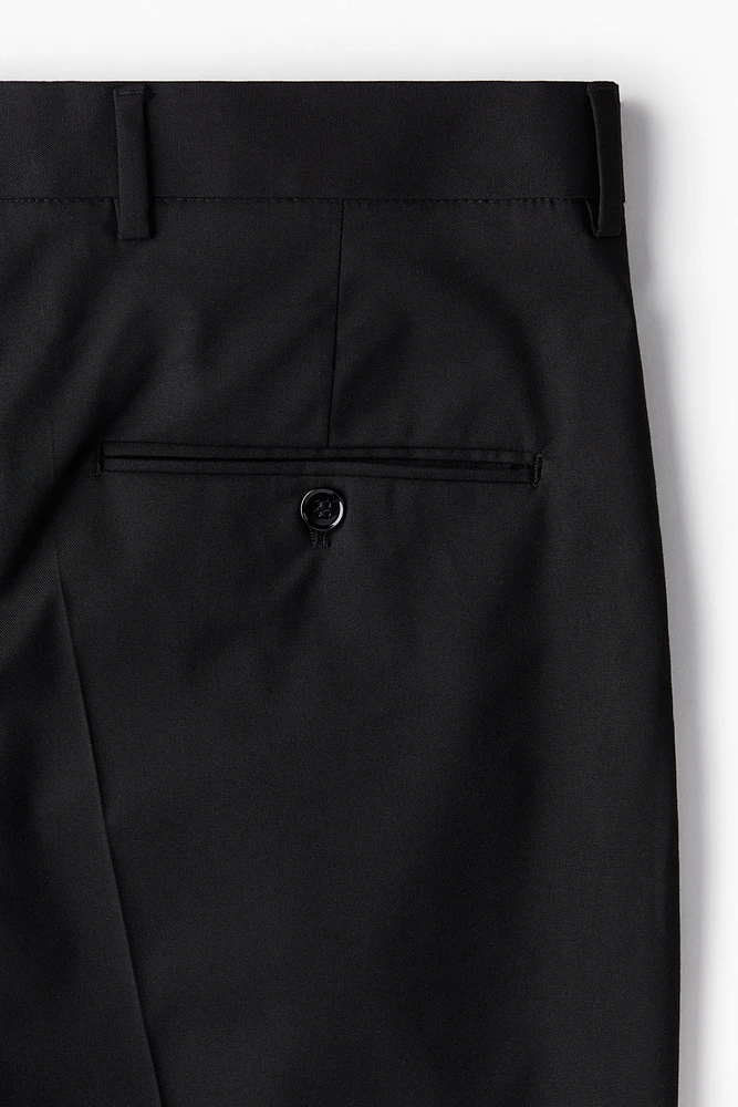 Straight Fit Suit Pants