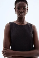 Textured-Knit Tank Top