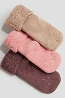 Lot de 5 paires chaussettes antidérapantes