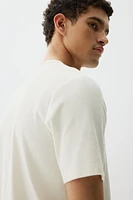 Slim-Fit Ribbed T-Shirt