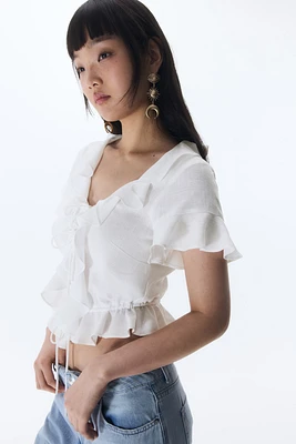 Blouse volantée