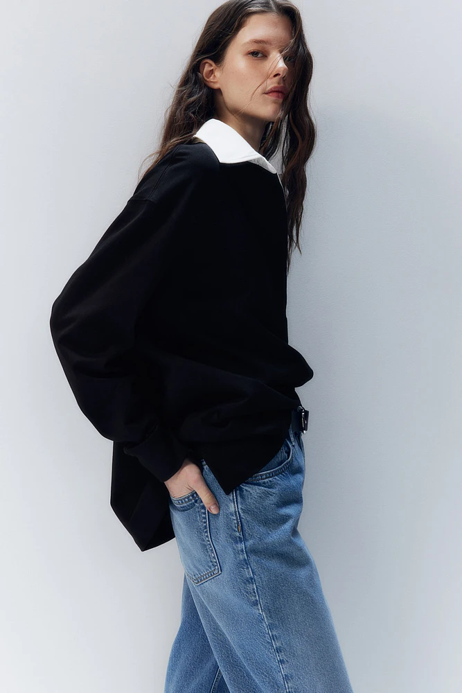 Embroidered-Detail Polo Shirt