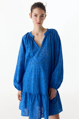 MAMA Eyelet-Embroidered Dress