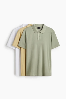 3-Pack Regular-Fit Polo Shirts