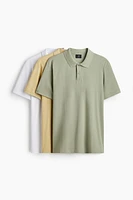 3-Pack Regular-Fit Polo Shirts