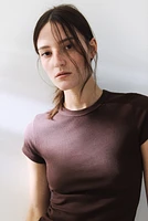 Ribbed T-shirt