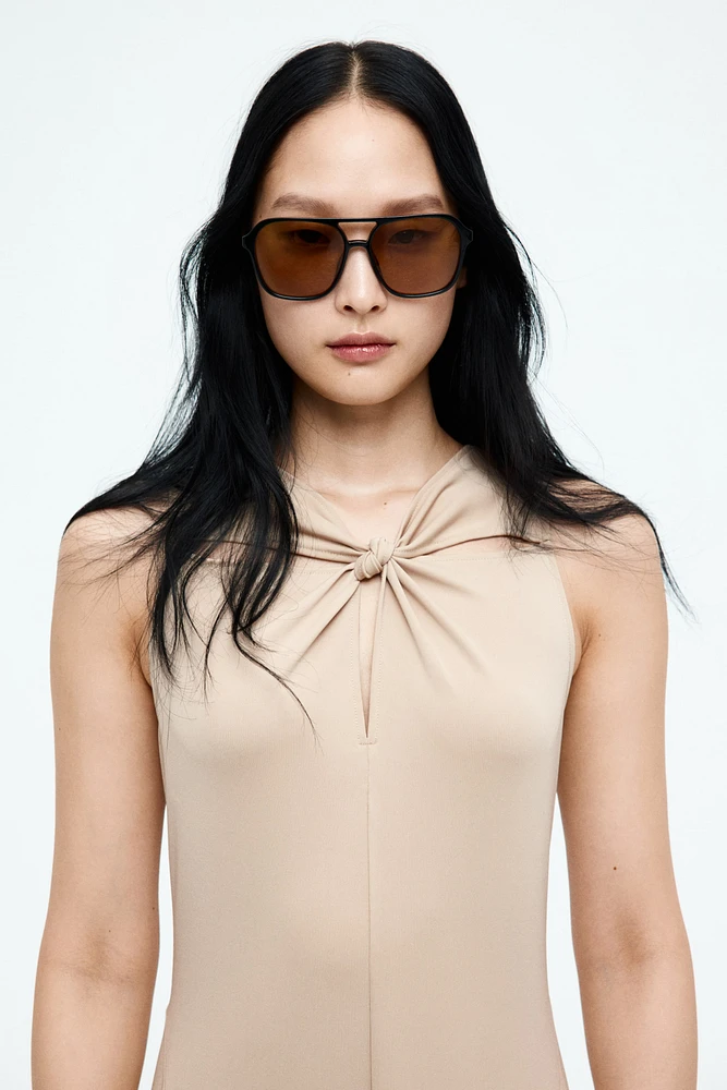 Knot-Detail Dress