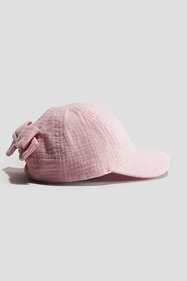 Appliquéd Cotton Cap