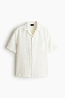 Regular-Fit Linen-Blend Resort Shirt