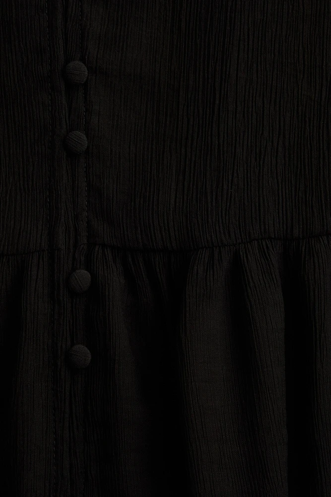 Crinkled Tunic Dress