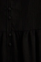Crinkled Tunic Dress